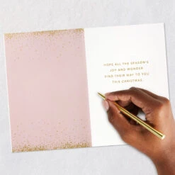 Hallmark Believe Christmas Card -Hallmark Gift Shop Santas Sleigh Over Houses Snow Globe Christmas Card 659IXC2042 07