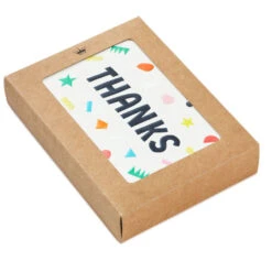 Hallmark Scattered Confetti Boxed Blank Thank-You Notes, Pack Of 24