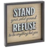 Hallmark Schitt's Creek® Moira Rose Quote Wood Sign, 11.75x11.75 -Hallmark Gift Shop Schitts Creek Stand Your Ground Wood Quote Sign 1PCL1022 01
