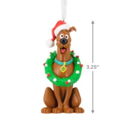 Scooby-Doo™ With Wreath Hallmark Ornament -Hallmark Gift Shop ScoobyDoo With Wreath Christmas Ornament 3HCM4761 04