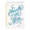 Hallmark Happily Ever After Quilled Paper Handmade Wedding Card -Hallmark Gift Shop Script Letters Quilled Paper Handmade Wedding Card 1299LAD9615 01