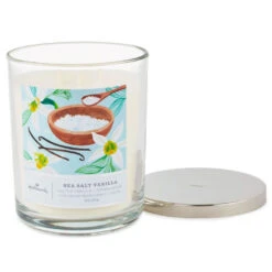 Hallmark Sea Salt Vanilla 3-Wick Jar Candle, 16 Oz. -Hallmark Gift Shop Sea Salt Vanilla 3Wick Jar Candle 1BGC1064 03