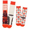 Hallmark Star Wars™ Darth Vader™ And Jedi In Training Adult And Child Novelty Crew Socks, Set Of 2 -Hallmark Gift Shop Set of 2 Darth Vader and Jedi in Training Socks 1SHP2152 01