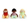Demdaco Hopeful Rainbows Girl Dolls, Set Of 3 -Hallmark Gift Shop Set of 3 Plush Girl Dolls With Different Skin Tones 5004890045 01