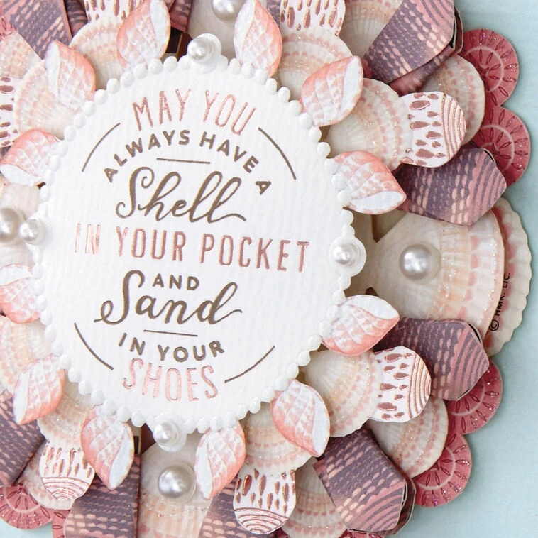Hallmark A Shell In Your Pocket Birthday Card With Detachable Wreath 6 Hallmark A Shell In Your Pocket Birthday Card With Detachable Wreath - Image 4