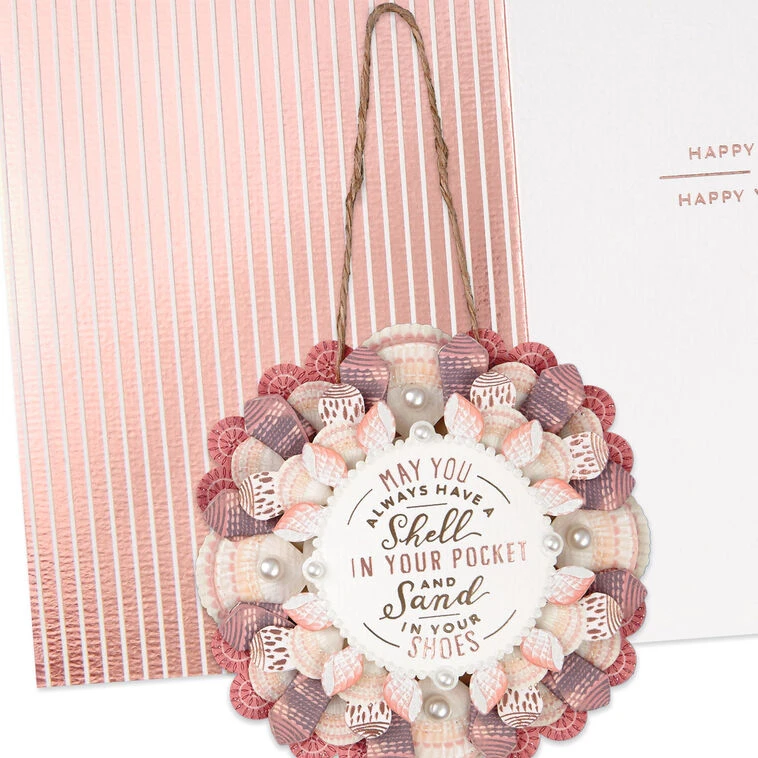 Hallmark A Shell In Your Pocket Birthday Card With Detachable Wreath 7 Hallmark A Shell In Your Pocket Birthday Card With Detachable Wreath - Image 5