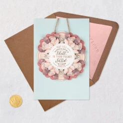 Hallmark A Shell In Your Pocket Birthday Card With Detachable Wreath 16 Hallmark A Shell In Your Pocket Birthday Card With Detachable Wreath -Hallmark Gift Shop Shell Wreath Birthday Card With Removable Wreath 959LAD4472 06