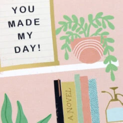 Hallmark Plants On Shelves Blank Thank You Notes, Pack Of 10 -Hallmark Gift Shop Shelves With Plants Blank Thank You Note Cards Pack 3THK2575 03