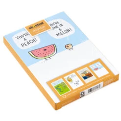 Hallmark Funny All-Occasion Boxed Blank Cards Assortment, Pack Of 12 -Hallmark Gift Shop Shoebox Funny Assorted Boxed AllOccasion Cards 3EDX1193 02
