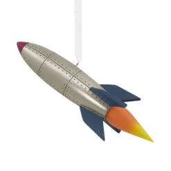 Signature Rocket Ship Hallmark Ornament -Hallmark Gift Shop Signature Rocket Ship Christmas Ornament 1HDL2176 06