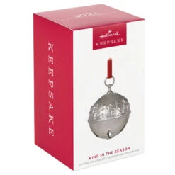 Hallmark Ring In The Season Metal Bell Ornament 11 Hallmark Ring In The Season Metal Bell Ornament -Hallmark Gift Shop Silver Jingle Bell Keepsake Ornament 2699QXR8139 04