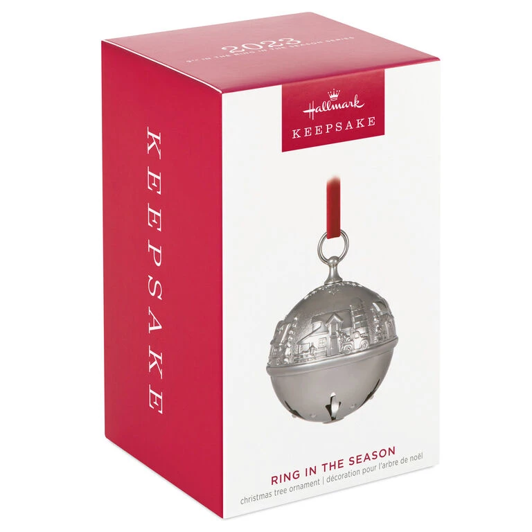 Hallmark Ring In The Season Metal Bell Ornament 6 Hallmark Ring In The Season Metal Bell Ornament - Image 4