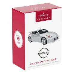Hallmark 2009 Nissan 370Z NISMO 2025 Metal Ornament -Hallmark Gift Shop Silver Nissan Sports Care Keepsake Ornament 5QXI7101 08