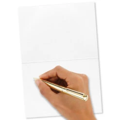 Hallmark Silver Stars And Blue Glitter Blank Note Cards, Box Of 8 -Hallmark Gift Shop Silver Stars and Blue Glitter Blank Note Cards 1499NOT1016 03