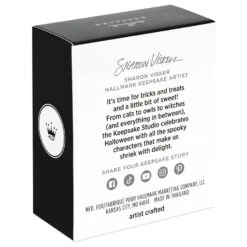 Hallmark Mini Spooky Little Skull Ornament, 1" -Hallmark Gift Shop Skull With Purple Green Bow Tie Keepsake Ornament 5QFO5432 09