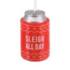 Sleigh All Day Can Sleeve Hallmark Ornament -Hallmark Gift Shop Sleigh All Day Red Can Koozie Christmas Ornament 1HGO3630 01