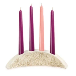 Small Nativity Advent Candle Holder 7 Small Nativity Advent Candle Holder -Hallmark Gift Shop Small Advent Candle Holder 2020220505 03