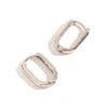 Howard's Jewelry Small Link Silver Huggie Hoop Earrings -Hallmark Gift Shop Small Silver Huggie Hoop Earrings 10506 01