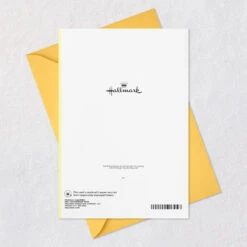 Hallmark You Make The World A Happier Place Birthday Card With Wearable Pin -Hallmark Gift Shop Smiling Daisy Pin on Yellow Ombr Birthday Card 999HBD4701 09