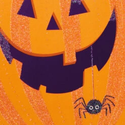 Hallmark Jack-o'-Lantern Smile Halloween Cards, Pack Of 6 -Hallmark Gift Shop Smiling Pumpkin With Spider Halloween Cards 699H2377 04