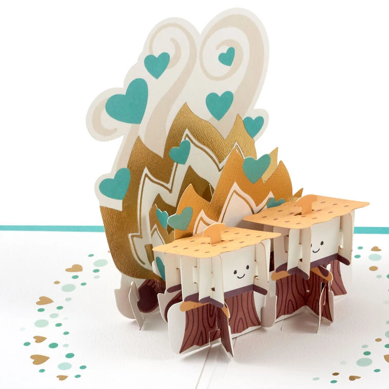 Hallmark S'mores Campfire Pop-Up Love Card 7 Hallmark S'mores Campfire Pop-Up Love Card - Image 5