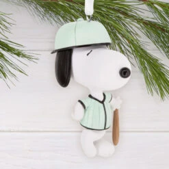 Peanuts® Snoopy Baseball Player Hallmark Ornament -Hallmark Gift Shop Snoopy Baseball Player Christmas Ornament 3HCM4266 02