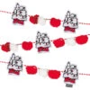Peanuts® Snoopy Doghouse Fabric Hallmark Garland, 72" -Hallmark Gift Shop Snoopy Doghouse Christmas Garland 3HCM4879 01