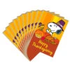 Hallmark Peanuts® Snoopy And Woodstock Thanksgiving Cards, Pack Of 10 -Hallmark Gift Shop Snoopy Woodstock Thanksgiving Cards Pack 799THC1003 01