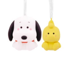 Better Together Snoopy And Woodstock Magnetic Hallmark Ornaments, Set Of 2