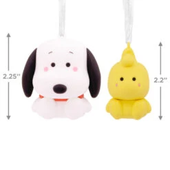 Better Together Snoopy And Woodstock Magnetic Hallmark Ornaments, Set Of 2 -Hallmark Gift Shop Snoopy and Woodstock Christmas Ornaments 3HCM2133 03