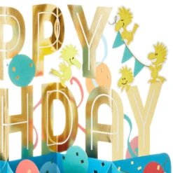 Hallmark Jumbo Peanuts® Snoopy And Woodstock Fun And Good Times 3D Pop-Up Birthday Card -Hallmark Gift Shop Snoopy and Woodstock Jumbo 3D PopUp Birthday Card 1499WDR1266 04