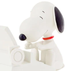 Hallmark Peanuts® Snoopy Cell Phone Holder -Hallmark Gift Shop Snoopy at Typewriter Cell Phone Holder 1PAJ3519 03