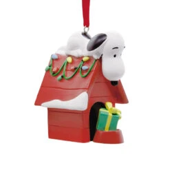 Peanuts® Snoopy On Holiday Doghouse Hallmark Ornament