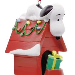 Peanuts® Snoopy On Holiday Doghouse Hallmark Ornament -Hallmark Gift Shop Snoopy on Doghouse Christmas Ornament 3HCM4262 06