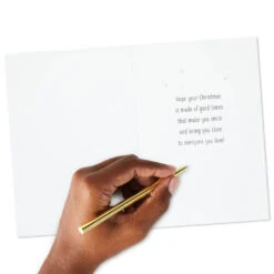 Hallmark Snow Angel Tree Boxed Christmas Cards, Pack Of 16 -Hallmark Gift Shop Snow Angel Tree Boxed Christmas Cards Pack 1XPX2713 07