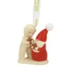 Enesco Snowbabies Gingerbread Tasting Ornament, 3.27" -Hallmark Gift Shop Snowbaby and Gnome Share Cookies Ornament 6012369 01