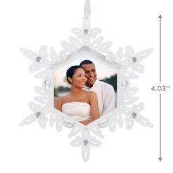 Hallmark Sparkling Snowflake Photo Personalized Metal Ornament -Hallmark Gift Shop Snowflake Photo Personalized Keepsake Ornament 2499QHE2012B2 03