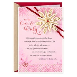 Hallmark I'm Blessed To Do Life With You Religious Christmas Card For Wife