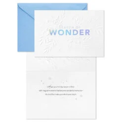 Hallmark Snowflakes Season Of Wonder Boxed Christmas Cards, Pack Of 16 -Hallmark Gift Shop Snowflakes on White Boxed Christmas Cards 1XPX2566 03