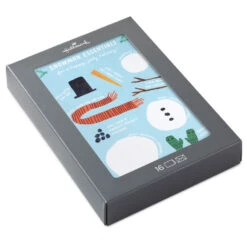 Hallmark Snowman Essentials Boxed Christmas Cards, Pack Of 16