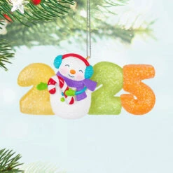 Hallmark Sweet Decade 2025 Ornament -Hallmark Gift Shop Snowman Gumdrop Numbers 2025 Keepsake Ornament 5QXR8435 02
