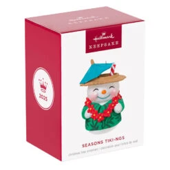 Hallmark Seasons Tiki-ngs Ornament -Hallmark Gift Shop Snowman Tiki Cup Keepsake Ornament 5QGO1972 08