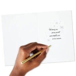 Hallmark Snowman On Blue Boxed Christmas Cards, Pack Of 16 -Hallmark Gift Shop Snowman at Night Boxed Christmas Cards Pack 1XPX2761 07