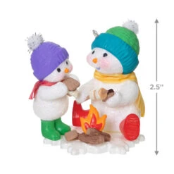 Hallmark Making Memories Scrumptious S'mores Ornament -Hallmark Gift Shop Snowmen Roasting Marshmallows Keepsake Ornament 5QXR8385 04