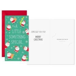 Hallmark Smiling Snowmen And Santas Money Holder Christmas Cards, Pack Of 6 -Hallmark Gift Shop Snowmen and Santas Christmas Cards Assortment 799XMH9072 03