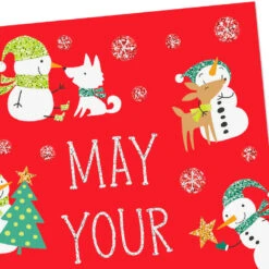 Hallmark Smiling Snowmen And Santas Money Holder Christmas Cards, Pack Of 6 -Hallmark Gift Shop Snowmen and Santas Christmas Cards Assortment 799XMH9072 04