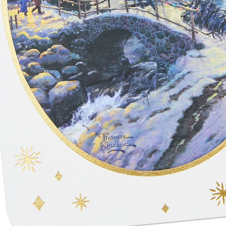 Hallmark Thomas Kinkade Season Of Light And Love Christmas Card 7 Hallmark Thomas Kinkade Season Of Light And Love Christmas Card - Image 5