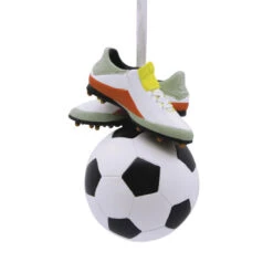 Soccer Ball And Cleats Hallmark Ornament -Hallmark Gift Shop Soccer Ball and Cleats Christmas Ornament 1HGO3061 07