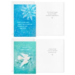 Hallmark Soft Sparkles Boxed Holiday Cards Assortment, Pack Of 36 -Hallmark Gift Shop Soft Sparkles Assorted Boxed Christmas Cards 5XPX2313 03