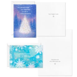 Hallmark Soft Sparkles Boxed Holiday Cards Assortment, Pack Of 36 -Hallmark Gift Shop Soft Sparkles Assorted Boxed Christmas Cards 5XPX2313 04